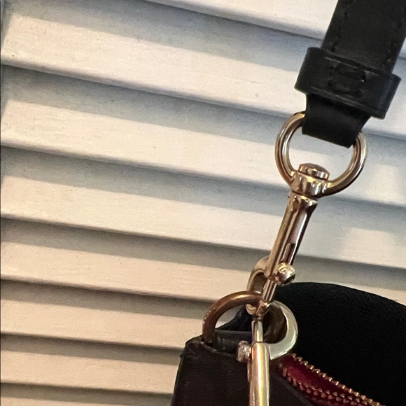 Coach dark brown and Black Crossbody and shoulder Bag 13”x12” - Picture 14 of 15
